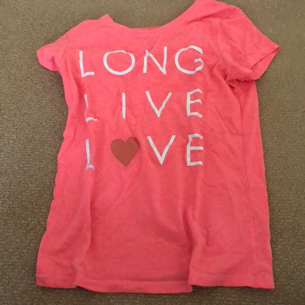 neon orange/pink circo tee